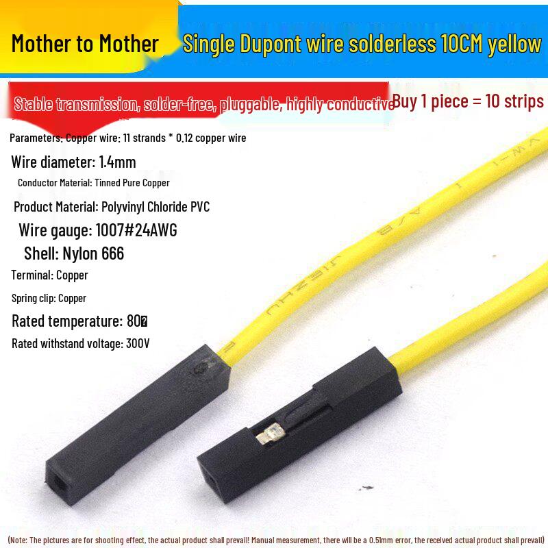 10/20/30CM Dupont Jumper Wires: Female to Female, Male to Female, Male to Male Pin Header Leads