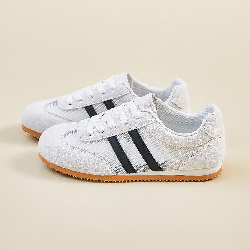 Women Shoes 2025 Summer New Breathable Mesh Non Slip Sneakers Fashion Comfortable Height Increase Lace-up Women Casual Shoes