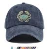pc Rhinestone Crab Shaped Printed Baseball Cap Sparkling Rhinestone Decor Individual Trendy Sun Hat Fashionable EyeCatching
