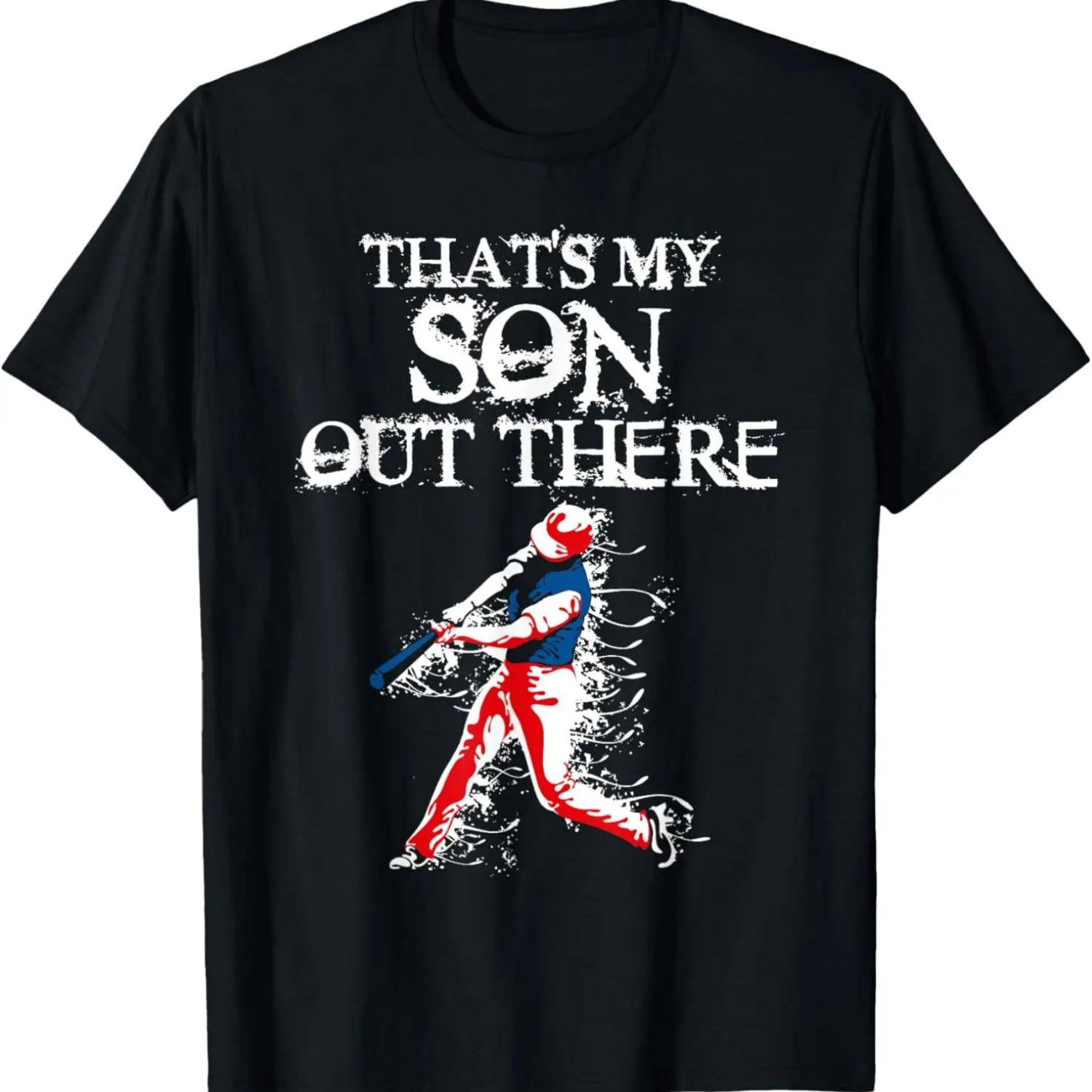 Baseball Fan Mom Mother Dad Father Son Vintage Batter That s T-Shirt S