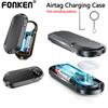 FONKEN For Airtag Charging Case Portable Magnetic Charging Case Waterproof Airtag Cover Extended Battery Case Battery Replacement