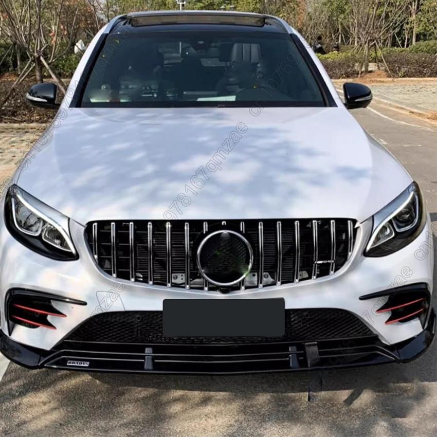 Front Grille Inlet Mesh Bumper Grill Tuning Accessories For Mercedes Benz X253 GLC Class 2015-2019 Replacement Part GT Style