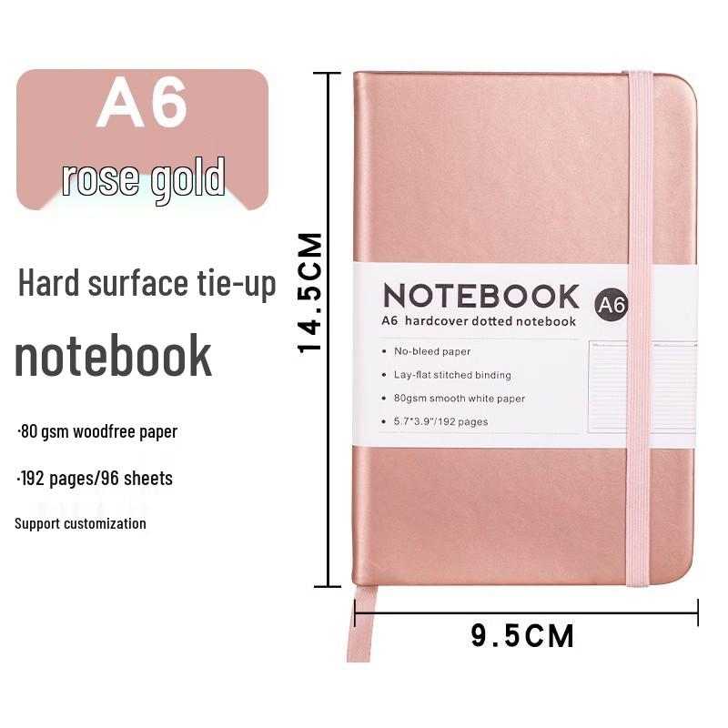 

Custom A5 Ribbon Notebook with Logo Print for Business and Study