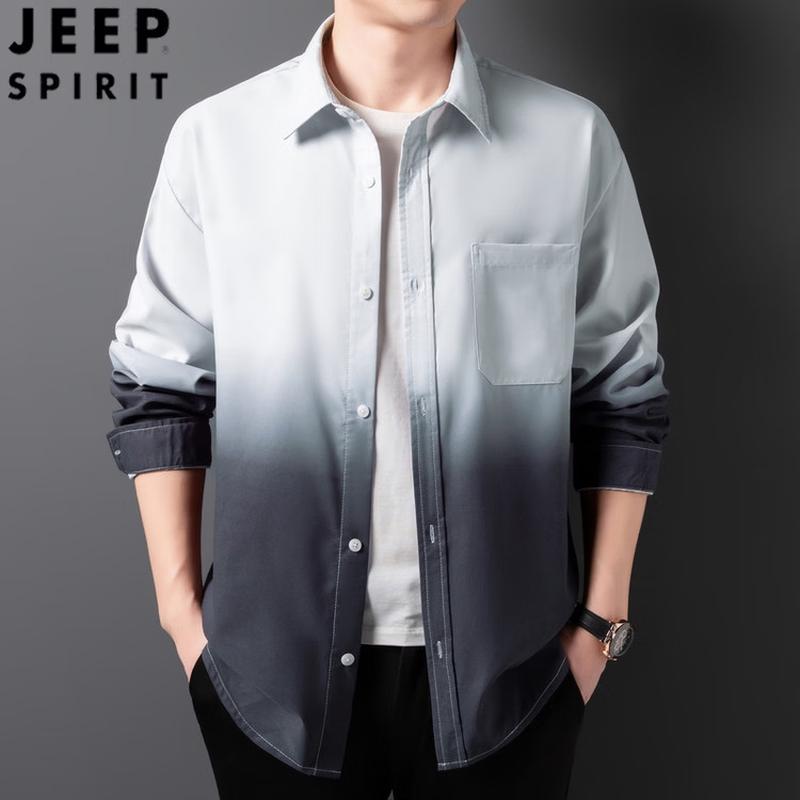 JEEP SPIRIT Men s Lapel Casual Workwear Jacket XXL