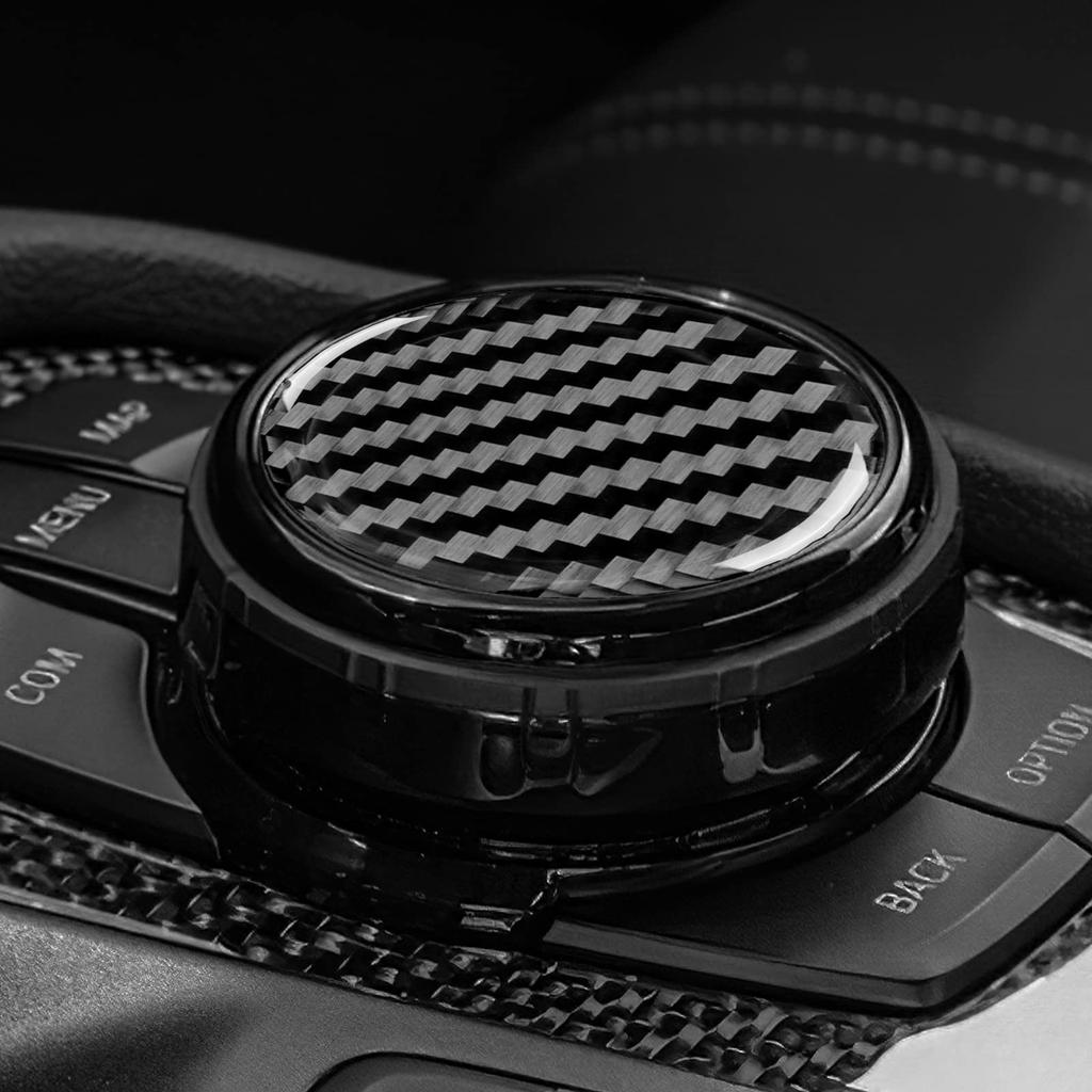 AIRSPEED Accessories for Toyota Supra 2019-2022 Real Carbon Fiber Car Multimedia Button Knob Panel
