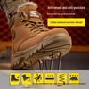 Autumn/Winter Steel Toe Anti-Puncture Work Boots - High-Top, Wear-Resistant Safety Shoes