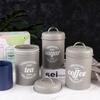 with Lid Cookie Jar Rustic Spice Organizer Jars Gift Tea Storage Jar  Kitchen Accessories