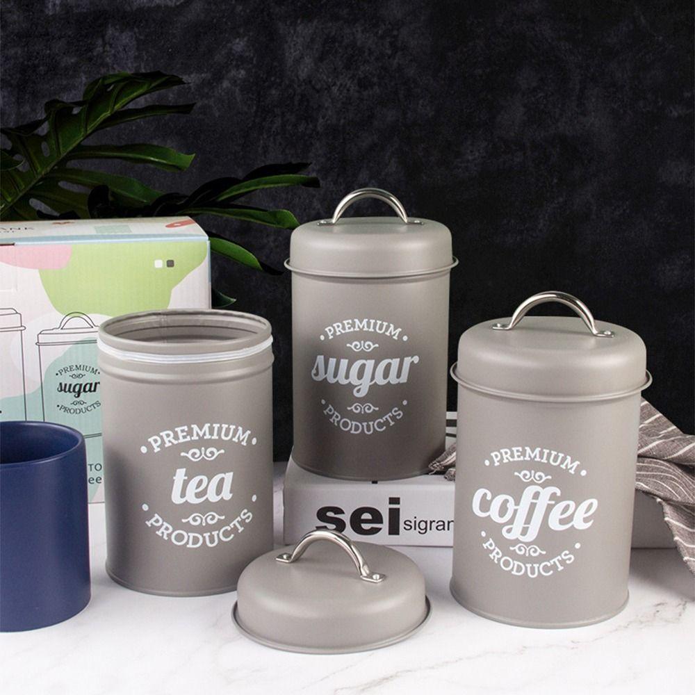 with Lid Cookie Jar Rustic Spice Organizer Jars Gift Tea Storage Jar  Kitchen Accessories