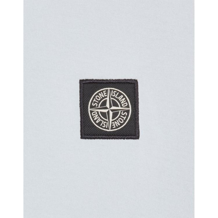 STONE ISLAND T Shirt Men's Ice Frost Blue 801524113-V0041-