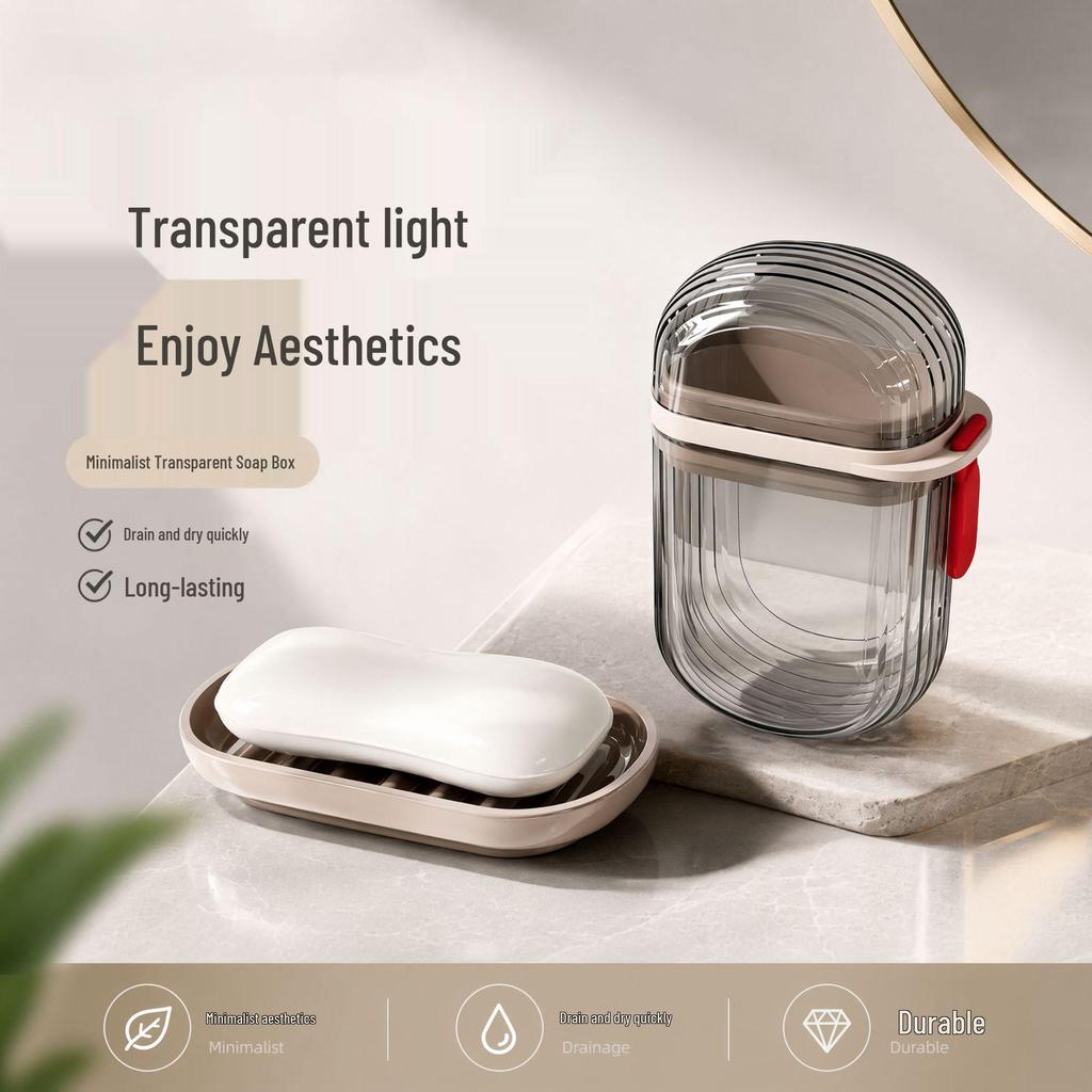 Portable Travel Wash Cup Set with Sealed Toothbrush Holder
