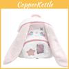 Long Eared Bunny Plush Girls Cartoon Backpack With 8inch Laptop Pocket For Daily Use