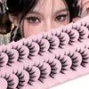 Little Devil False Eyelashes Japanese Hard Stem Support Double Eyelid Thick Barbie Fairy Comic Eye Mixed Blood Cos Eyelashes