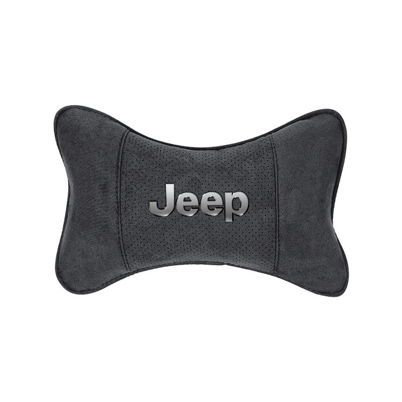 Car Headrest Memory Foam Neck Pillow Auto Accessories For Jeep Wrangler Grand Cherokee Compass Wagoneer Gladiator Avenger Willys AKT1