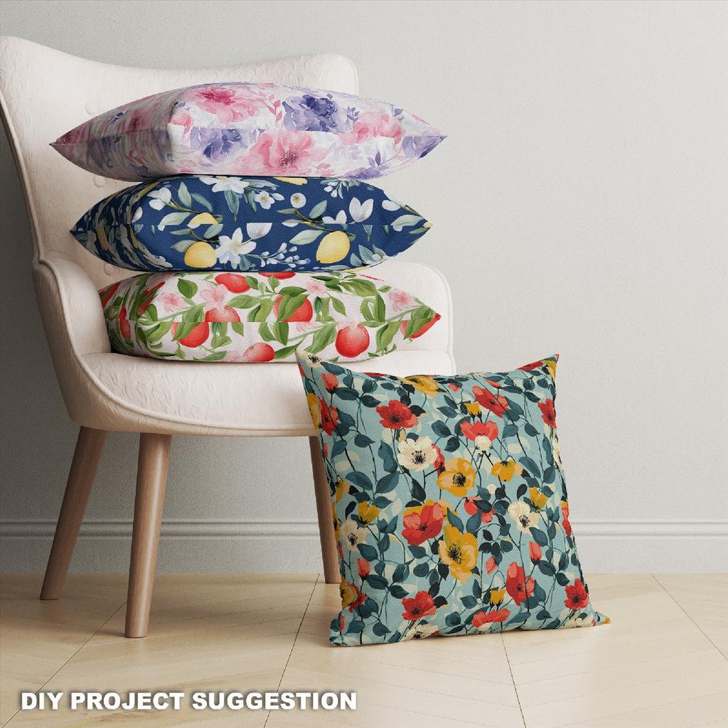 Outdoor Dekostoffe Oxford - Motiv Blumen I Dx5291