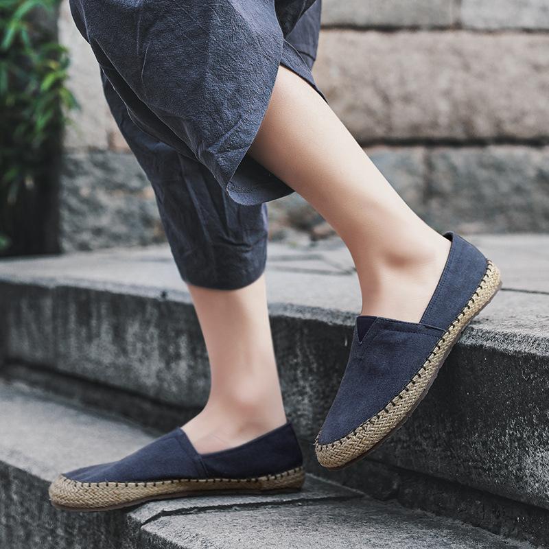 Încălțăminte de înaltă calitate Pantofi de pânză plat pentru bărbați Pantofi leneși pentru bărbați Mocasini Mocasini pentru bărbați Pantofi de conducere