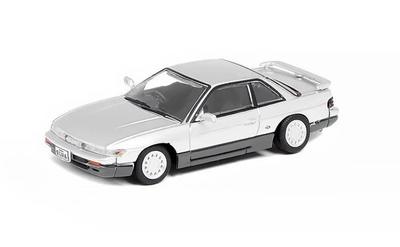 BM CREATIONS 1/64 Nissan Silvia S13 Silber LHD Silvia mit Ersatzteilen