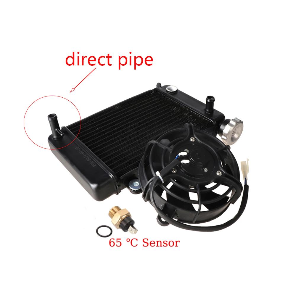 Motorcycle Radiator Cooling Cooler 5" Electric Fan M16 Temp Sensor For China 150cc 200cc 250cc 4x4 ATV UTV Buggy Quad Bike Parts