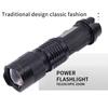 Xhp50 800 Lumen Usb Rechargeable And Zoomable Mini Led Flash Light Flashlights Torch