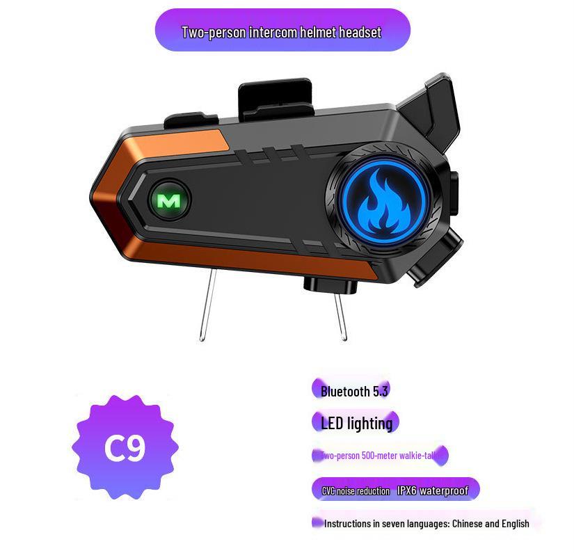 Multi-functional Motorcycle Helmet Bluetooth Intercom Earphones with Cross-border Certification