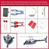 Plastic Simulation RC Bell 206 Helicopter Multistyles Propeller Screw Set