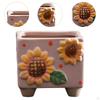 Planter Small Square Flower Pot Decorative Plant for Indoor And Outer Yard in Hof Bookcase