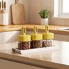 Sealed Glass Seasoning Bottle Leak-proof Spice Jar Food-grade Salt Container  Pantry