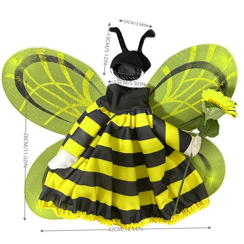 

1 комплект одежды для гуся, 23 дюйма, одежда для крыльца, костюм гуся для лужайки, милое платье для гуся для сада, двора, статуя, декор