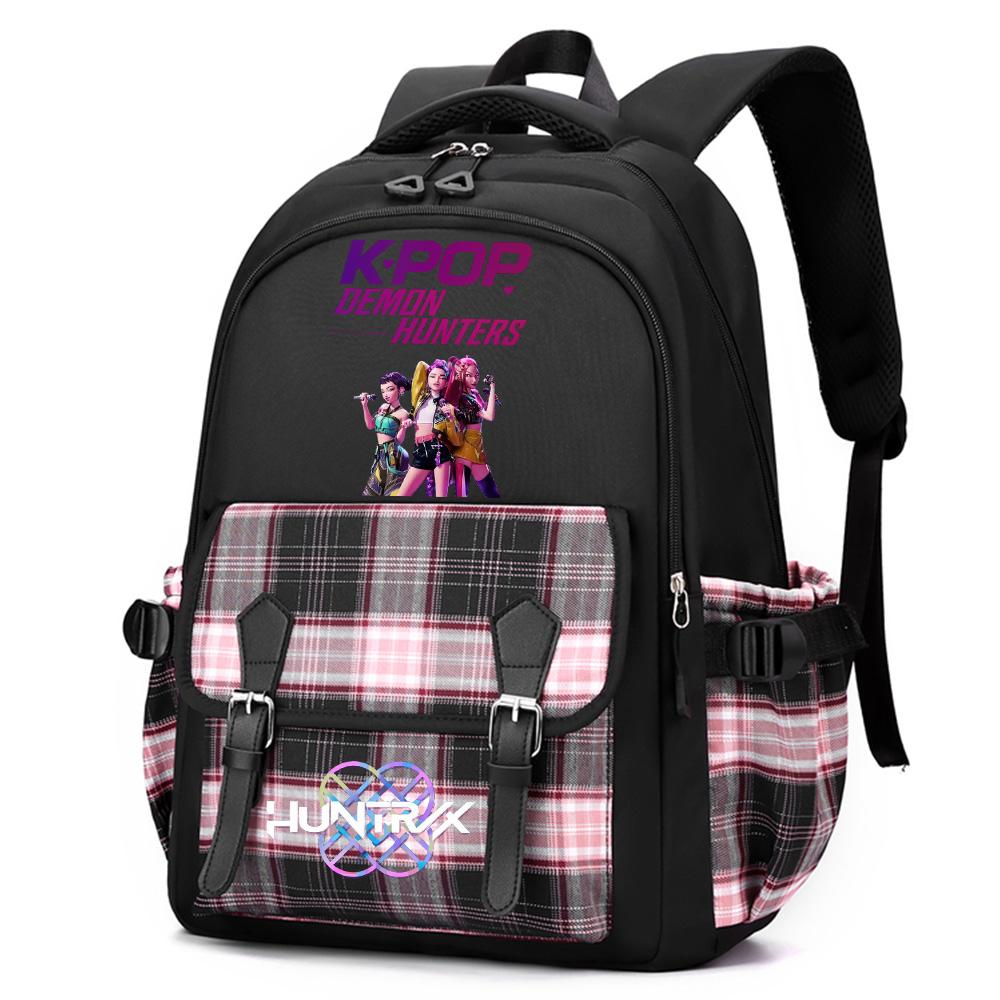 Anime Cute Cartoon K-Pop Printed Large Capacity Backpack for Teenger Student Girl Boy Schoolbag Bookbag Women Waterproof Travel Bag Mochila Kid Gift