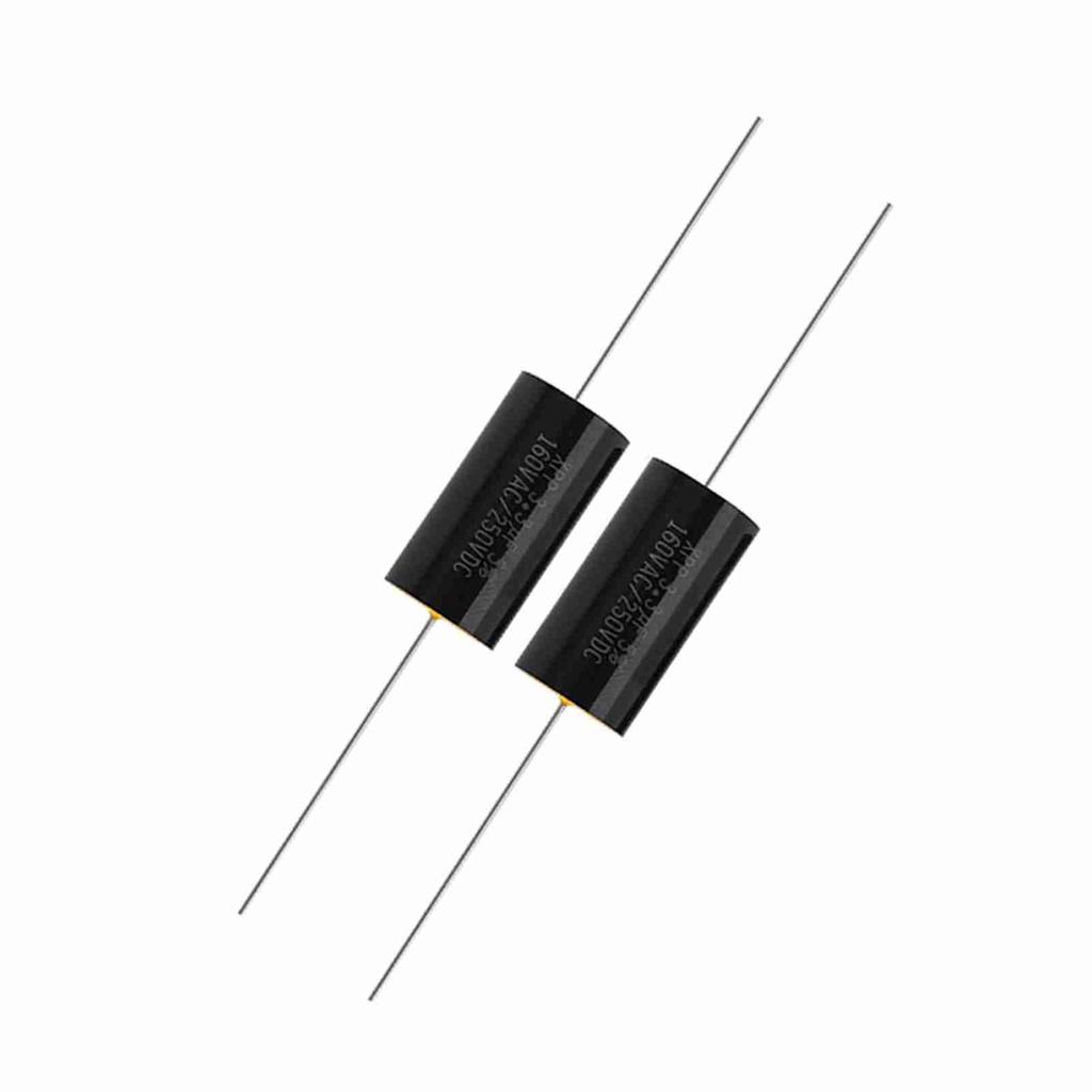 2PCS Capacitor Frequency Divider Capacitance Audio Speaker Capacitor (3.3uF)