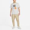 Nike Sportswear Graphic Print Crew Neck Short Sleeve T-Shirt Men Tops Mist-Grey DR7835-097
