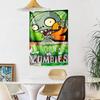 Plants Vs Zombies Aesthetic Tapestry Rustic Farmhouse Great For Reading Corner Dorm Wall Bedroom Four Seasons Vintage Wall Art