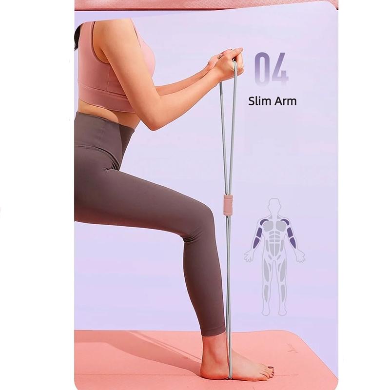 Tensioner Yoga Bands Exercise Stretch Itness Equipment Figure Elastic Pull Rope for Slimming Multi-Function Straps Band