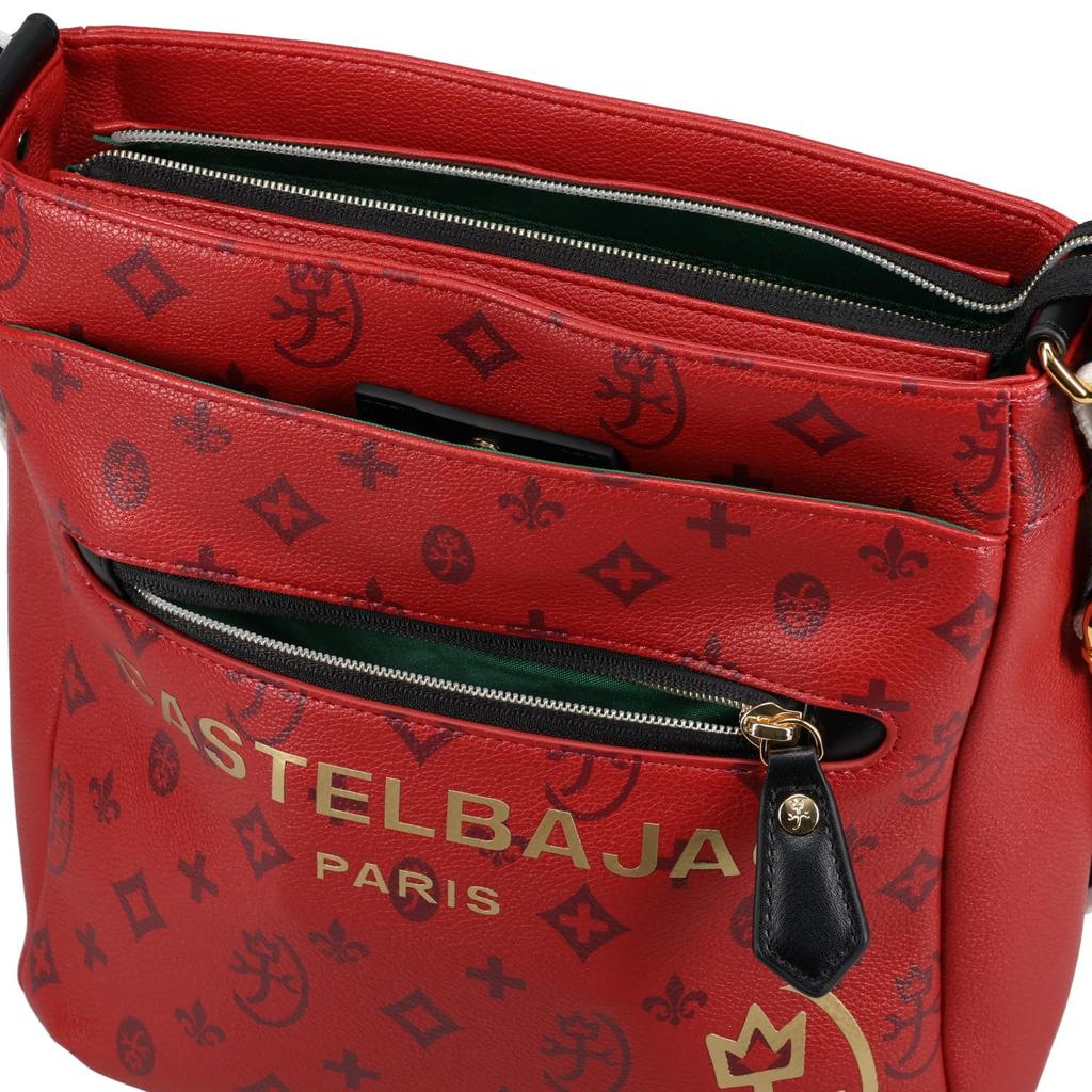 CASTELBAJAC Sasha Shoulder Bag, Men's, 48182, Red