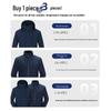 Fleece-Lined Waterproof Outdoor Shell Jacket with Logo: Autumn/Winter Work Uniform, 3-in-1 Design