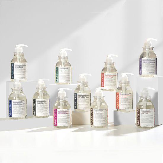 MALCOM Mildly Acidic Allergy-Free Body Wash 520ml (5 Scents)
