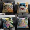 Comic Anime M-Mermaid Melody Pichi Pichi Pitch 5 Pillow Case Natural Linen Double-Sided Printing Sofa Home Decor Cushion Cover