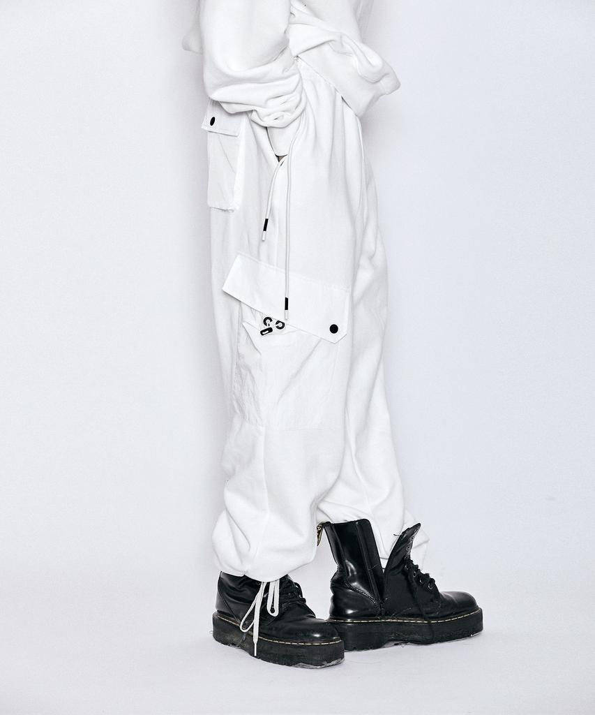 Millimillieon Basalt Hybrid Jersey Pants B07-White