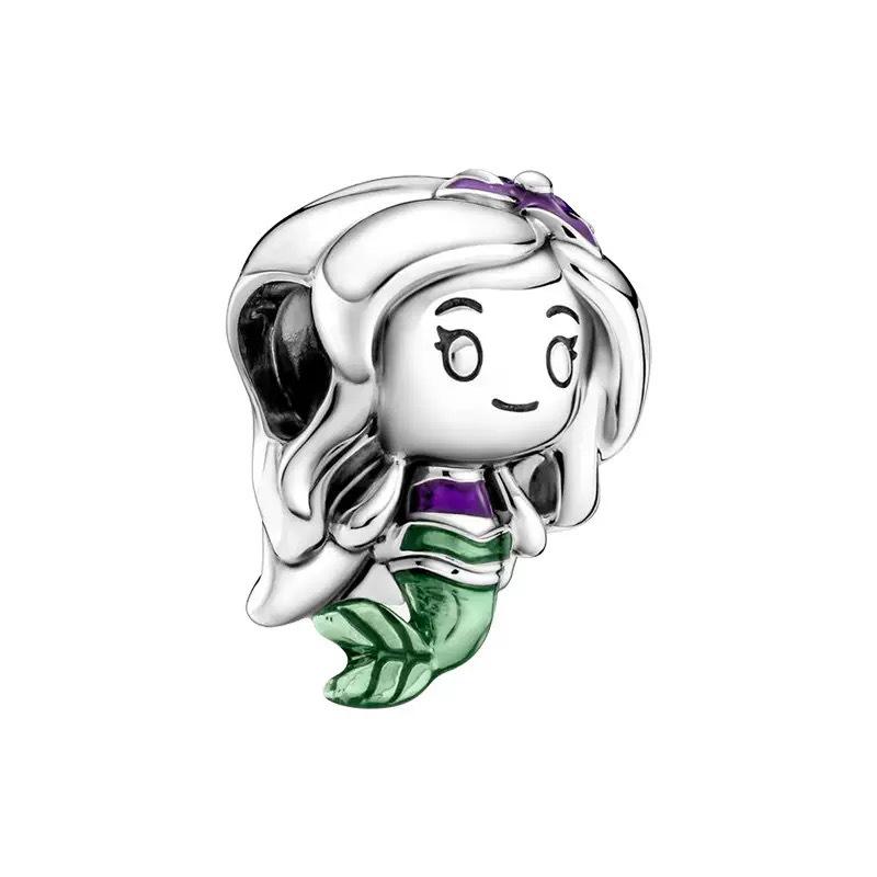 

2025 Pandora Сплав Монстр Різдвяні Сани Принцеса Намистини Браслет DIY Прикраси