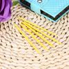 100PCSCelsiusBag Lady   Disposable Extension Mascara Brush Eyelash Glue Cleaning Stick(Yellow)