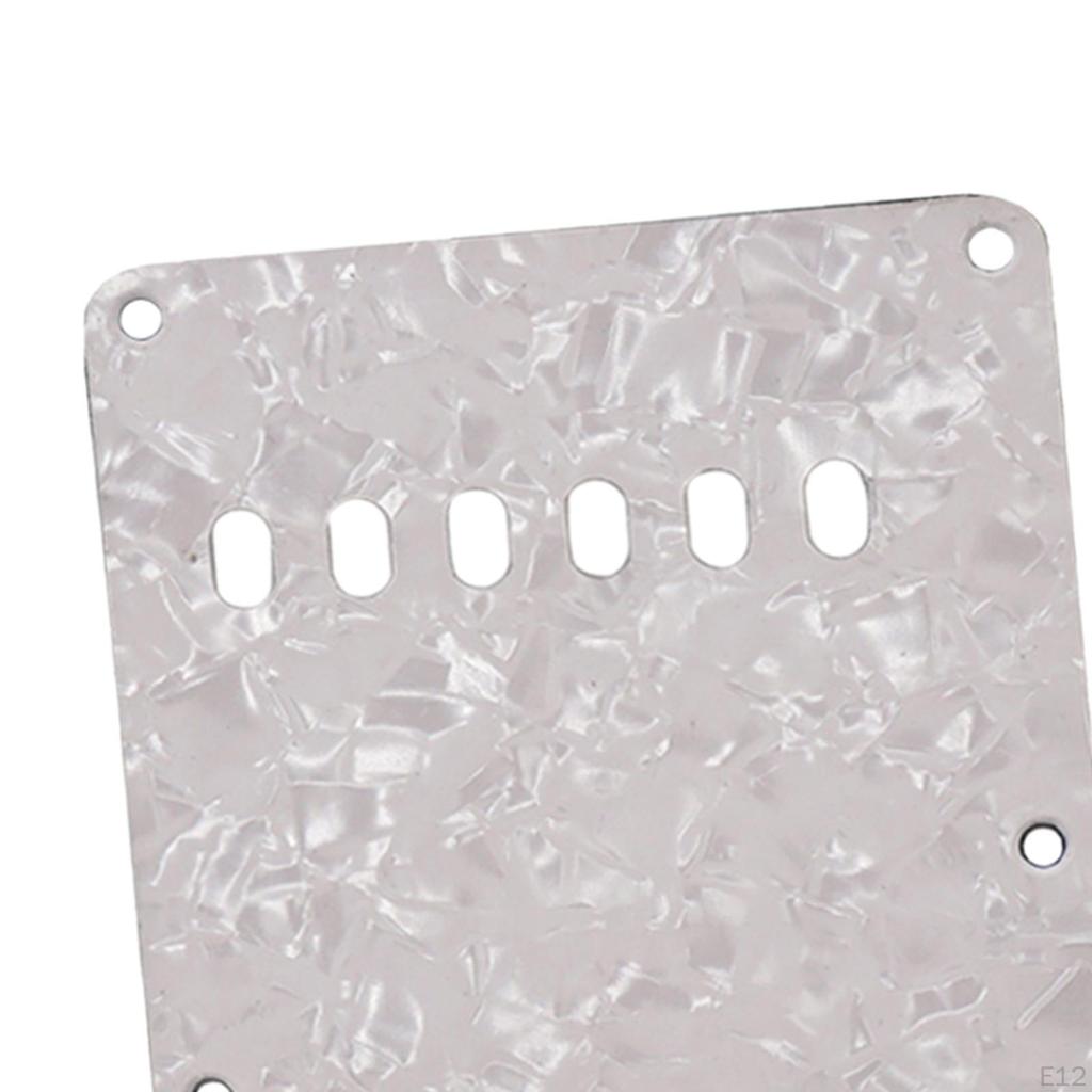 6 Holes Guitar Back Plate Tremolo Cavity Cover,Electric Accessories