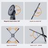 Bærbar Foldbar Skrivebords Notesbog Magnetisk Stand Aluminium Legering Tablet Holder Universel Mobiltelefon Holder Justerbar