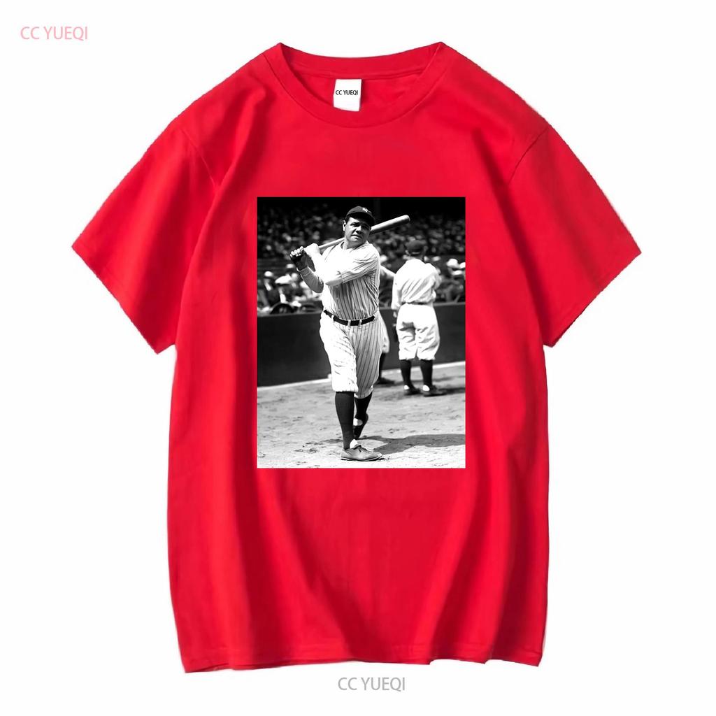 Babe Ruth T Shirt For Fan S 5Xl Vintage Washed Graphic Homme Streetwear Soft Top For Everyday Wear Designer Clothes Breathable