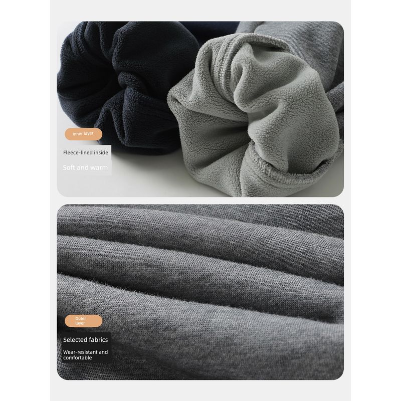 Right European Style Boys' New Year Fleece-Lined Thickened Pants 2025 Winter New Children's Clothing Baby Winter Sweatpants