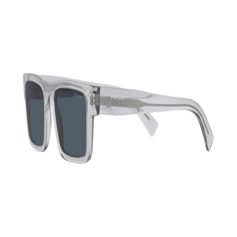 Prada Lens Letter Decoration Injection Molding Rectangular Sunglasses Men's Gray