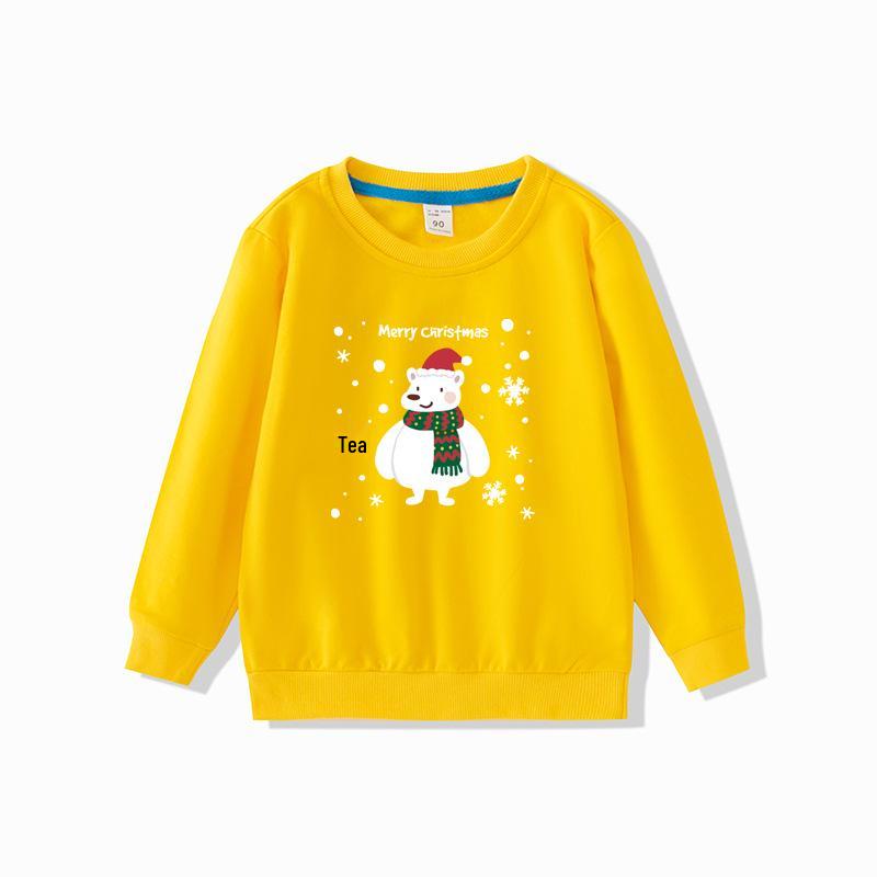 2023 Children's Spring Pullover: Little Snowman Christmas Hoodie and Base Layer Shirt