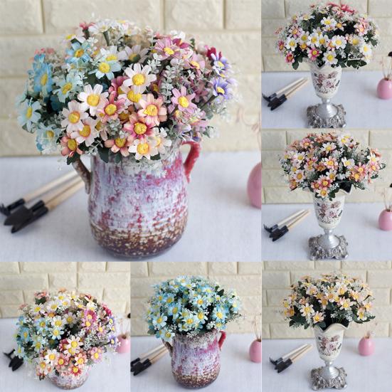 

1 Bouquet Artificial Coreopsis Plastic Fake Flower Home Hotel Shop Decoration