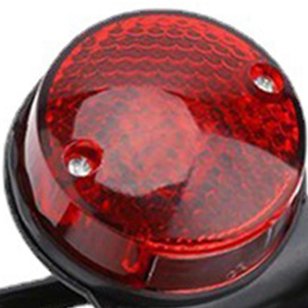 Motorcycle Tail Light with License Plate Holder Waterproof Super Bright Universal for Motorbike