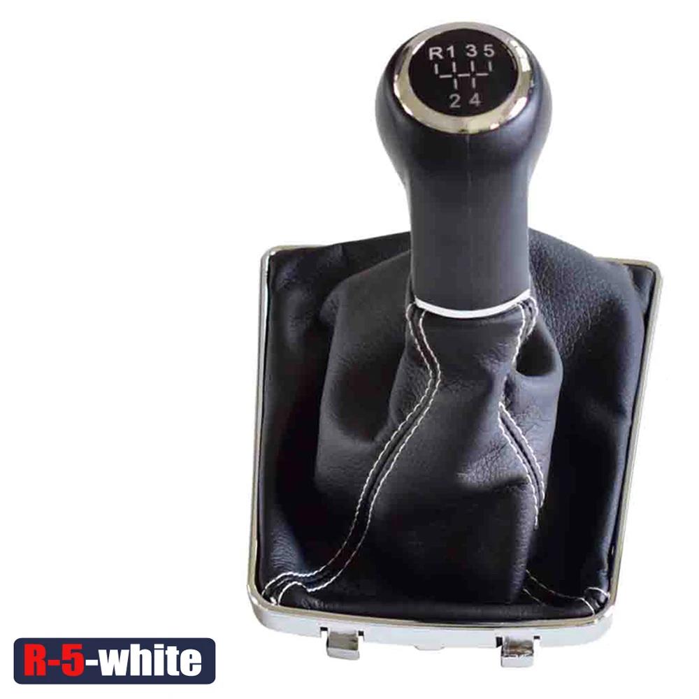 MT 5/6 Speed Gear Lever Shift Knob Leather Boot Case Collar For OPEL ASTRA III H 1.6 VAUXHALL 2004 2005 2006 2007 2008 2009 2010