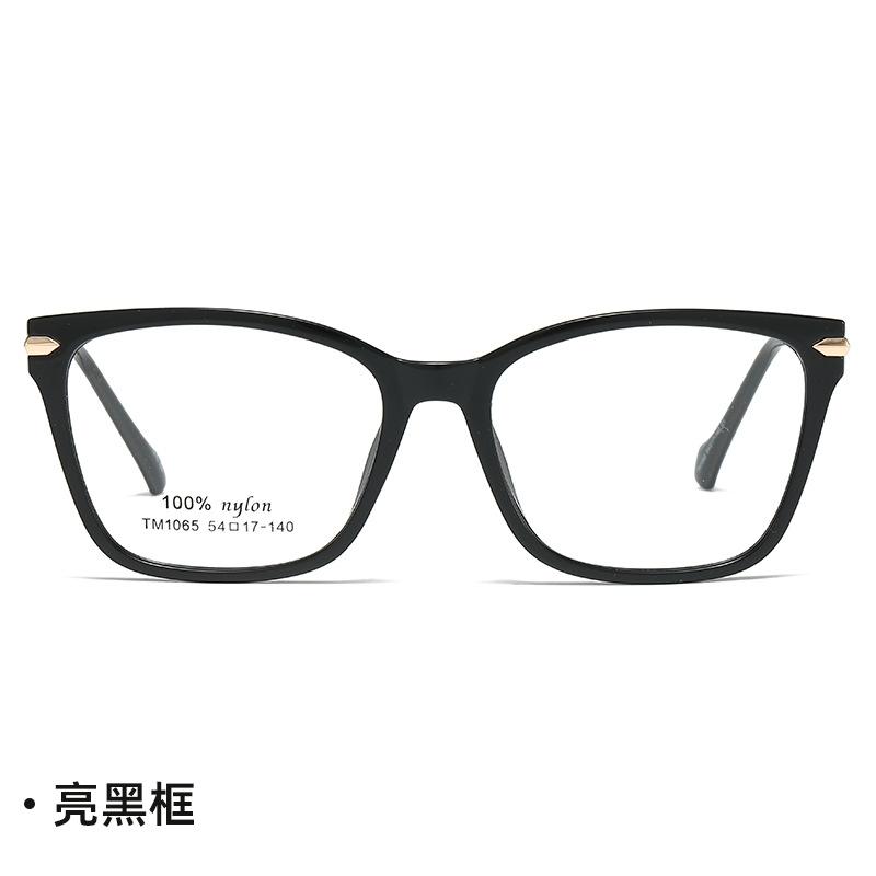 TM new European and American fashion trend tr metal mixed flat mirror can be matched with myopia frame glasses