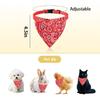 Adjustable Dog Bandana for Boy Girl Red Dog Handkerchief for Halloween Bandanas for Puppy Bandanas for Boys Girls Pet Neck Scarf for Cat Puppy
